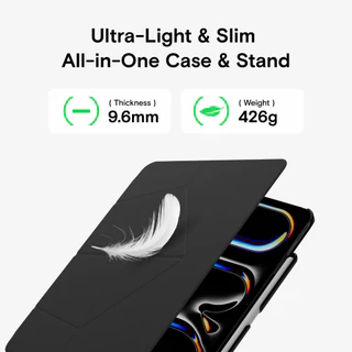 【เปิดตัวใหม่】MOFT Float Folio Case สําหรับ iPad Air 6th Gen 11 M2 2024 & Pro 13 M4 Folio Stand