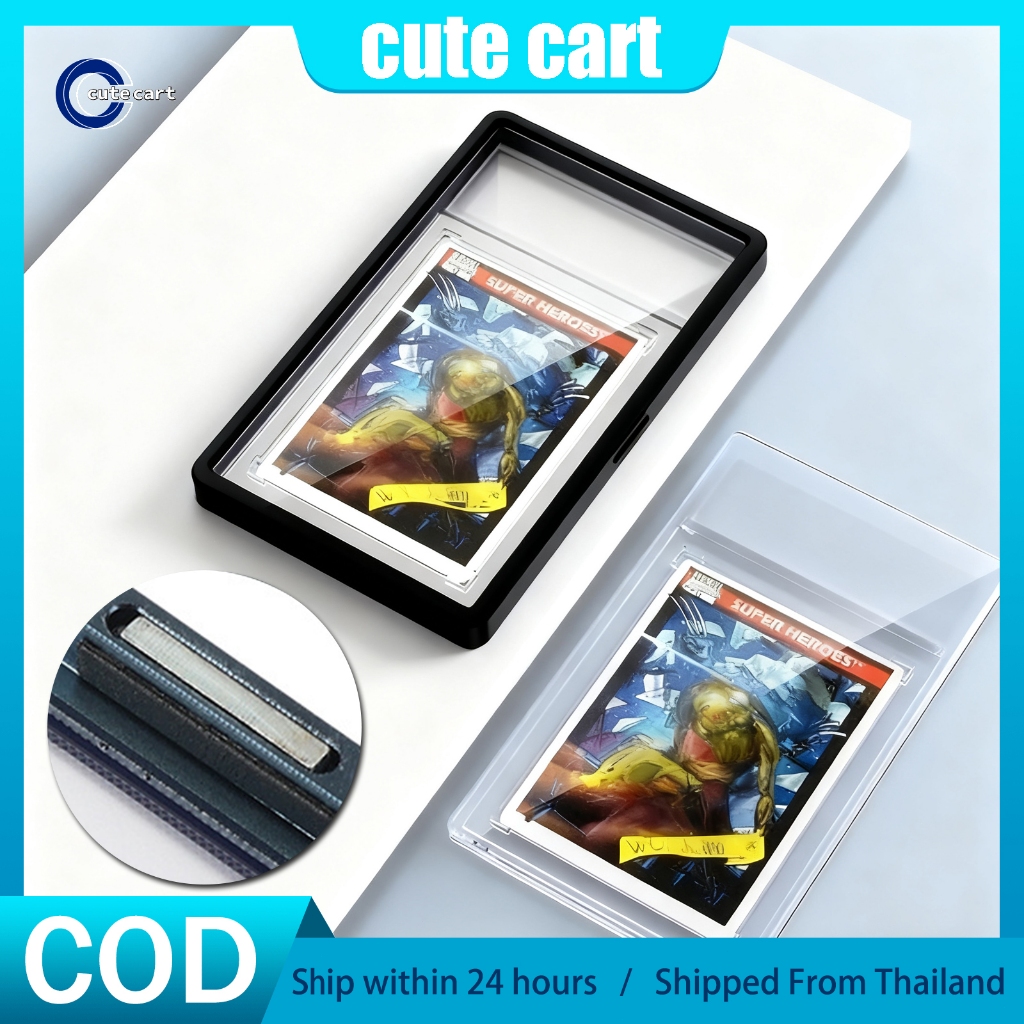 35PT ပါးပါး Card ကာကွယ်မှု—PSA/CGC Grade အတွက် (အလူမီနီယမ် မက်ဂျက်ပိတ် ကာဗာ) UV ကာကွယ် Slab Case + Acrylic Stand