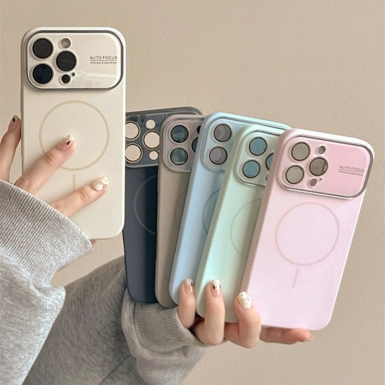 ทันทีเปลี่ยนเป็น iPhone 17 ซิลิโคนเหลวแม่เหล็กดูดสําหรับ iPhone 17 16 15 14 Pro Max เลนส์ฟิล์มผิวรู้สึกครอบคลุมเต็มรูปแบบ Anti Fall ป้องกัน Anti-Fall ฝาครอบ
