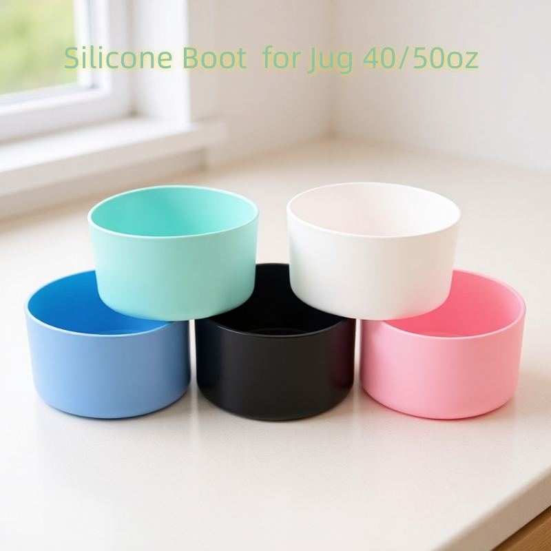 Fit 50oz 40oz เหยือกขวดน้ําซิลิโคนป้องกัน BOOT 1800ML สูญญากาศ Tumbler ป้องกันซิลิโคน 40oz เหยือกซิล