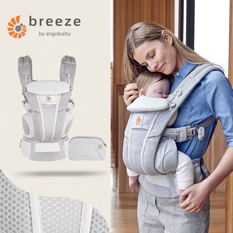 Carrier สําหรับเด็ก Ergonomics Kangaroo ทารก Ergo Omni Breeze All-In-One Breathable Air ตาข่าย 0-48 เดือน 3-20 กก.
