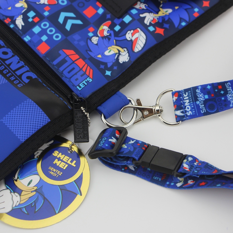 กระเป๋าสตางค์หนังผู้ชายโซนิคเม่น – ที่เก็บบัตรคลัตช์พับได้ 3 ชั้น 5 นิ้วกระเป๋าเดินทางสําหรับเด็กที่ใส่เงิน - รูปที่ 7