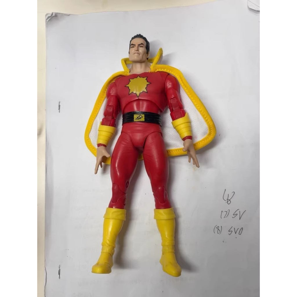 (ไม่มีกล่อง ไม่มีอุปกรณ์เสริม) McFarlane Shazam เครื่องเจาะหน้ารังไข่ แอ็คชั่นฟิกเกอร์