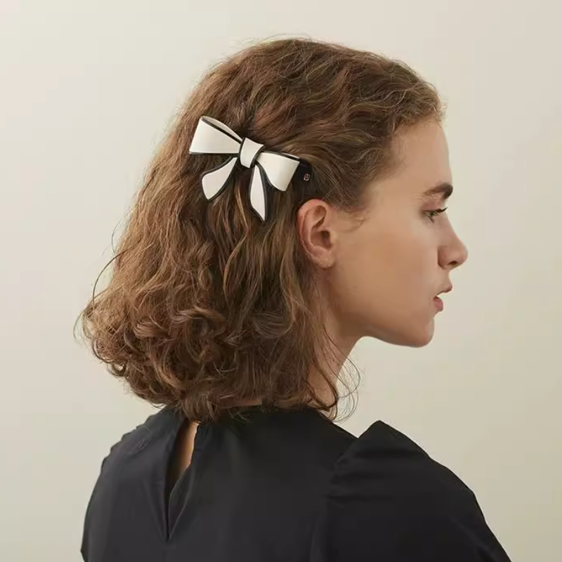 【DIDA DIDA】 กิ๊บติดผมโบว์ กิ๊บติดผมหางม้าน่ารัก โบว์ติดผม เครื่องประดับผมสไตล์เกาหลี - รูปที่ 3