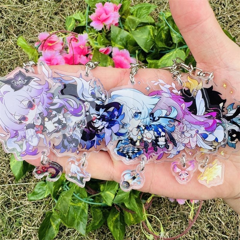 เกม Honkai Star Rail Evernight Hysilens Cyrene Cerydra Danheng Painon Mydei รูปอะคริลิคพวงกุญแจคอลเลกชันชุดของขวัญคอสเพลย์
