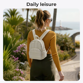 BAGSMART กระเป๋าเป้ Mini Daypack น้ำหนักเบาทองกันน้ำ เหมาะสำหรับการเดินทาง งาน และการศึกษา