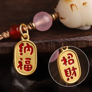 Gourd Lucky Bag Cat Claw ที่แขวนโทรศัพท์มือถือจี้โพธิ์แขวนวันปีใหม่