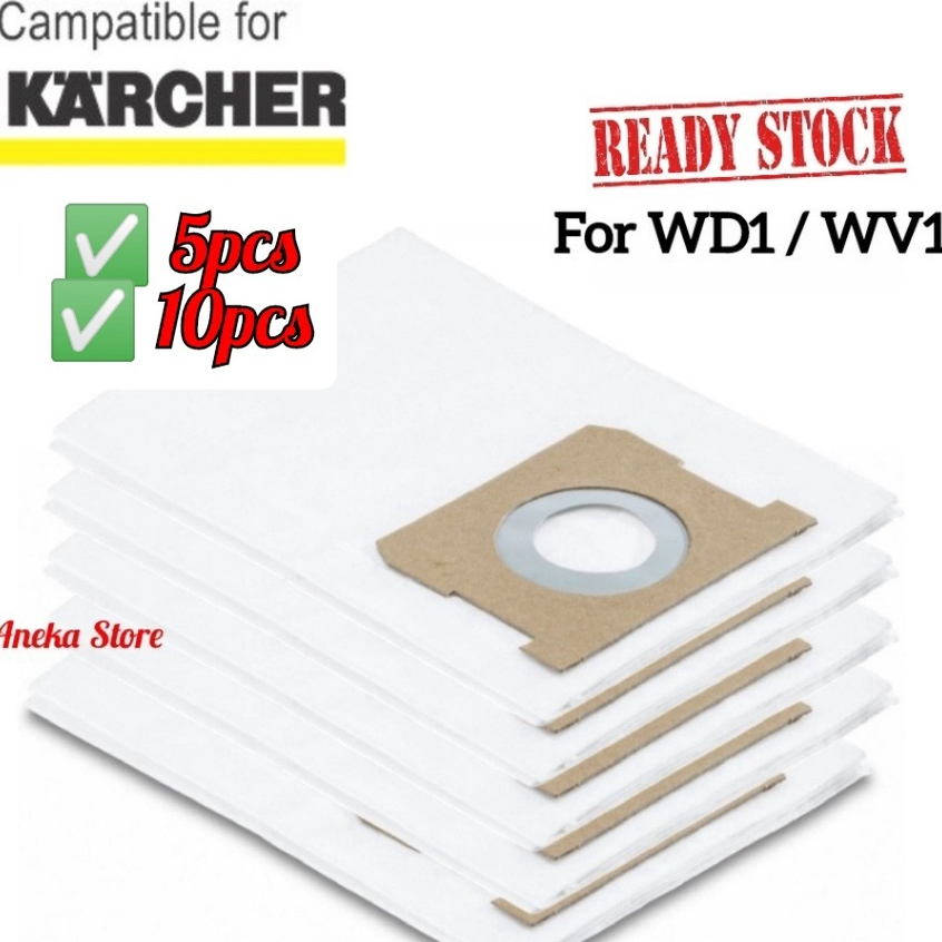 เหมาะสําหรับ Karcher เครื่องดูดฝุ่นถุงเก็บฝุ่น WD1 คลาสสิก MV1 WD1S Karcher เครื่องดูดฝุ่นกรอง Vakum Beg 吸机袋