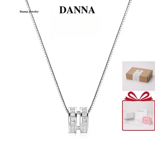 Danna Jewelry สร้อยสร้อยคอเบลล่า, เครื่องประดับดาน่า, dn0008, พร้อมกล่องเครื่องประดับ, เขียนใบเสร็จจี้เงินแท้ Ls necklace jewelryสร้อยคอสร้อยคอ สร้อยแฟชั่น สร้อยgift box ของขวัญbirthday gift