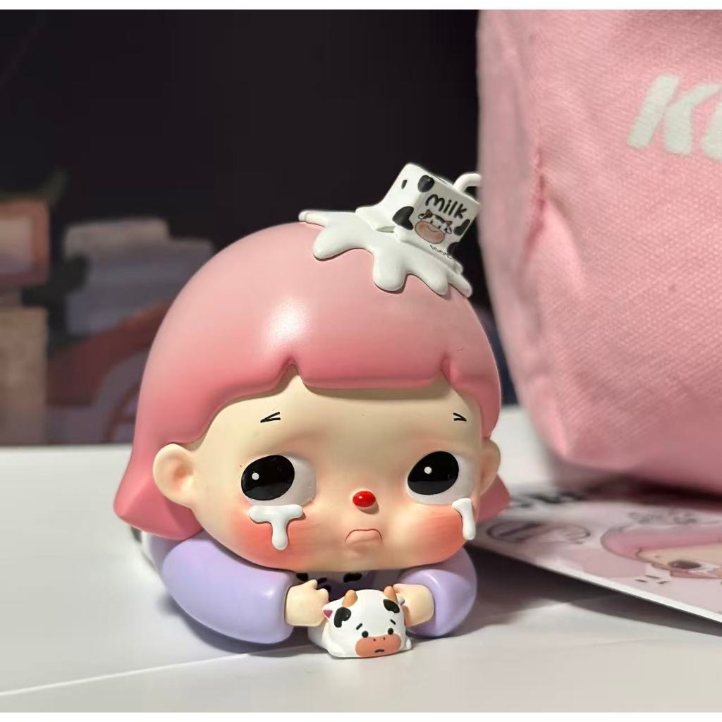 KUBAO Aniu นอนท่าทาง Big Baby นิทรรศการรูปอินเทรนด์เล่นเครื่องประดับน่ารักของเล่นสร้างสรรค์ของสะสม