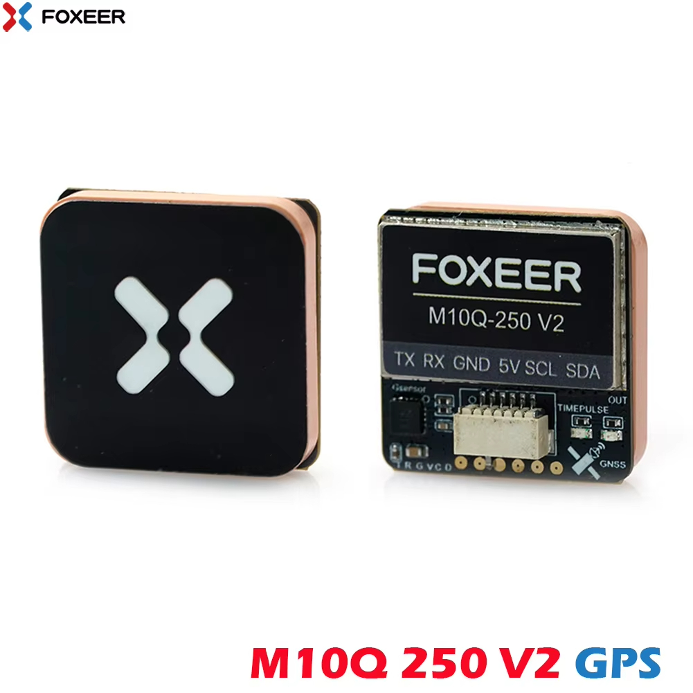 Foxeer M10Q 250 V2 GPS U-Blox M10050 IST8310 เข็มทิศ Dual Protocol 2D ACC 1.5m ตําแหน่งที่แม่นยําสํา