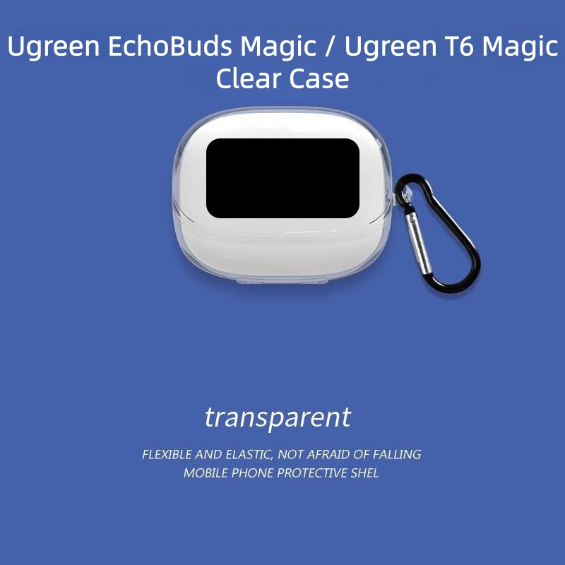 Case for Ugreen EchoBuds Magic Clear Soft Case Suitable for UGREEN T6 Magic Shockproof Shell Protect