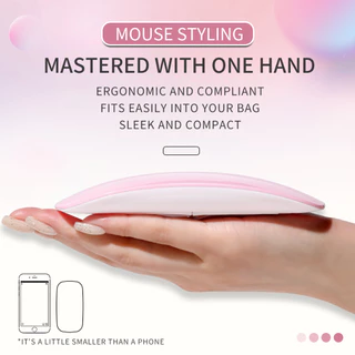 โคมไฟเมาส์สำหรับตกแต่งเล็บสีชมพูแบบพกพาพร้อมสาย USB โคมไฟตกแต่งเล็บขนาดเล็ก เหมาะสำหรับร้านทำเล็บ