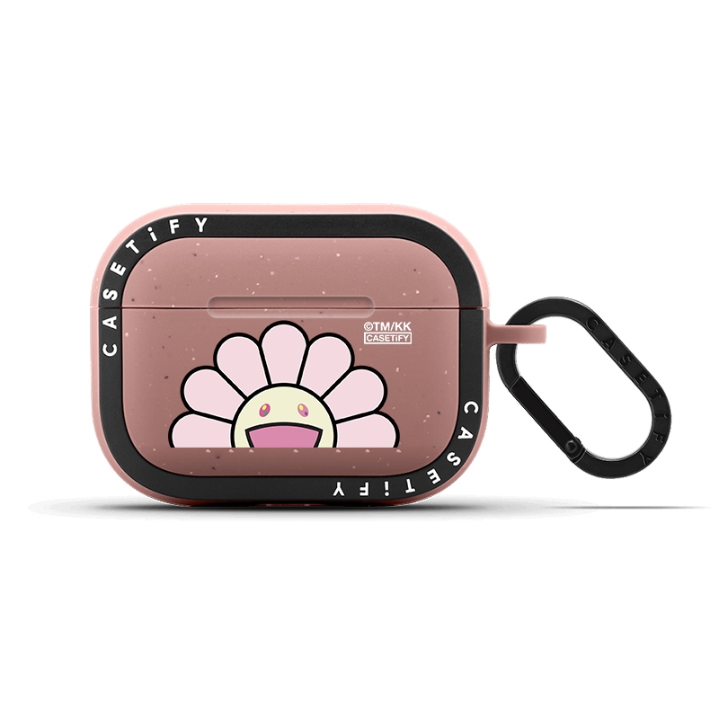 Frosted หูฟังกรณีElectroplatingเงินหูฟังชุดดอกทานตะวันเหมาะสําหรับApple Airpods 4th Generation/3rd G