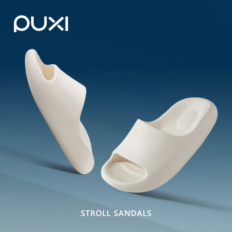 PUXI รองเท้าแตะเมฆ RMAXPRO eva รองเท้าแตะนุ่มมัฟฟินในร่มรองเท้าแตะกันลื่นหนา