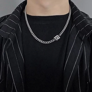 CoolChgสร้อยคอชุบเงิน ไม่จํากัดเพศ อินเทรนด์เครื่องประดับแฟชั่นน้ําหนักเบาสําหรับสวมใส่สบายๆทุกวัน 📦จัดส่งจากกรุงเทพ