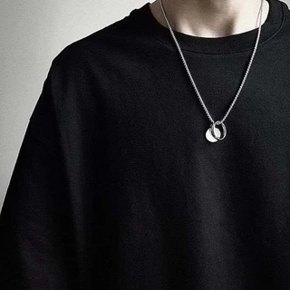 CoolChgสร้อยคอชุบเงิน ไม่จํากัดเพศ อินเทรนด์เครื่องประดับแฟชั่นน้ําหนักเบาสําหรับสวมใส่สบายๆทุกวัน 📦จัดส่งจากกรุงเทพ
