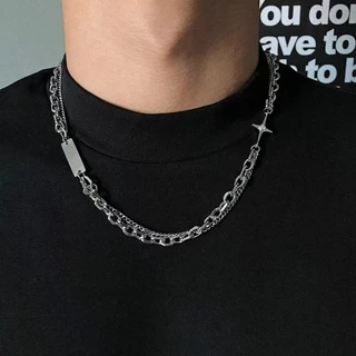 CoolChgสร้อยคอชุบเงิน ไม่จํากัดเพศ อินเทรนด์เครื่องประดับแฟชั่นน้ําหนักเบาสําหรับสวมใส่สบายๆทุกวัน 📦จัดส่งจากกรุงเทพ