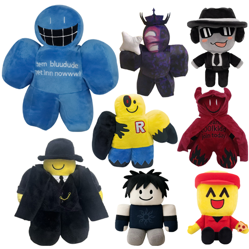 Forsaken Bluudude Plush Roblox ตัวละครเกม Chance/C00lkidd/Elliot/Mafios/Noli คอลเลกชันตุ๊กตาสําหรับแ