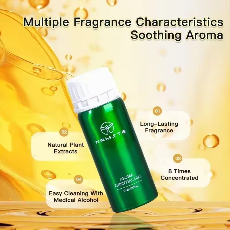 NAMSTE 100ML/500ML น้ํามันหอมระเหยบริสุทธิ์ 100% Air Humidifier กลิ่นหอมอโรมา MINYAK WANGI น้ําหอม