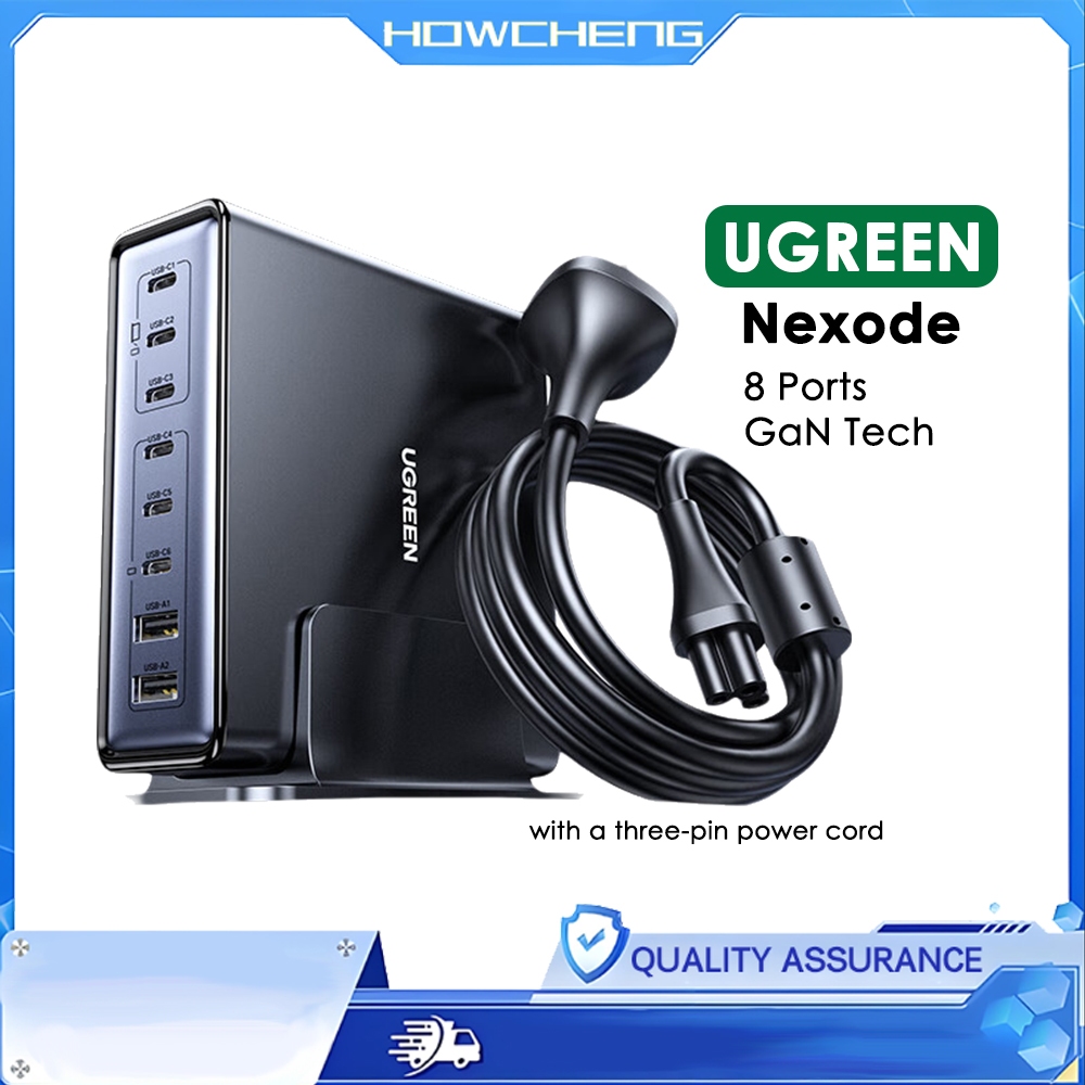 UGREEN สถานีชาร์จ Nexode 200W GaN 8-Port พร้อม PD 100W