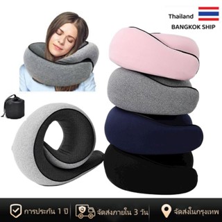 [พร้อมส่งในไทย]  หมอนรองคอ Memory foam ป้องกันคอพับ รองรับสร…