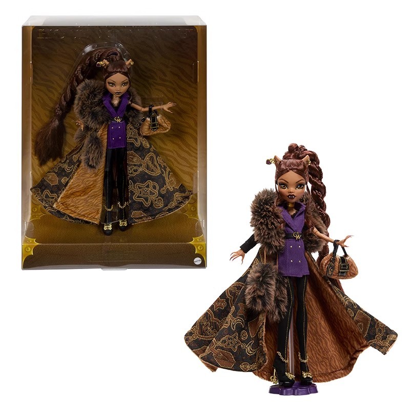 ตุ๊กตาบาร์บี้ Monster High SKULLECTOR Series Clawdeen Wolf House Of Wolf JDR66 RM214X
