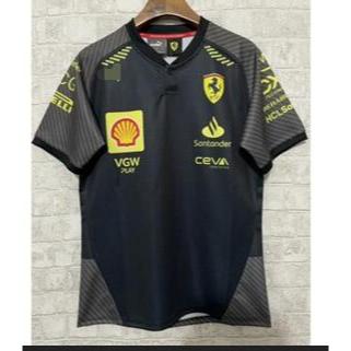 25-26 NEW Ferrari F1 Jacket Hoodie POLO shirt เสื้อยืด Formula One ชุดแข่ง 1:1