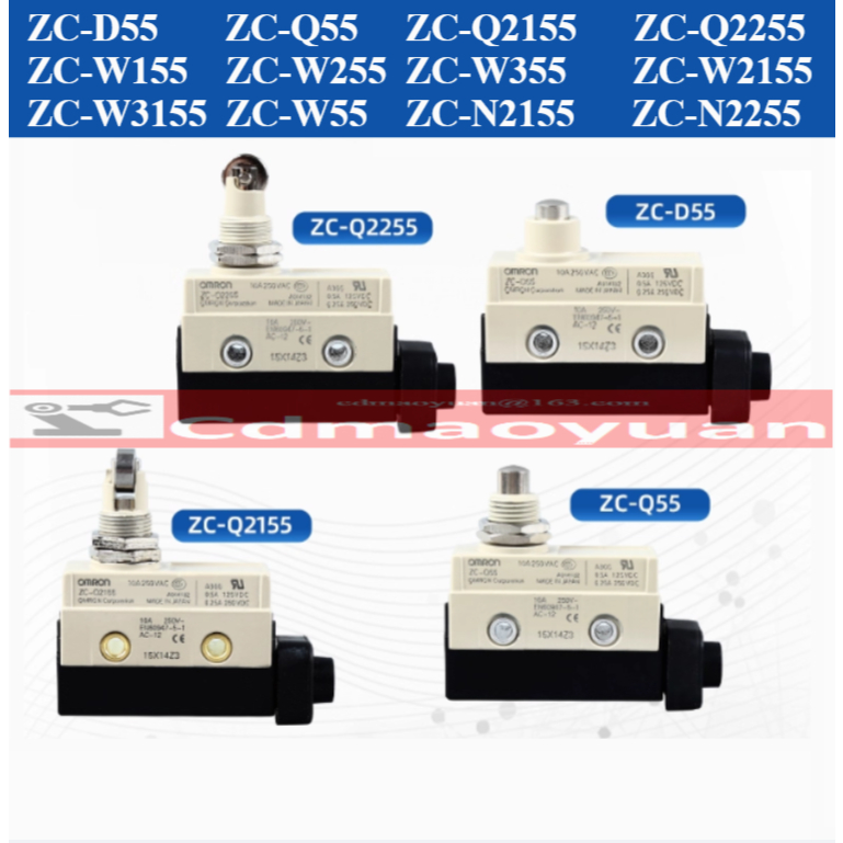 ลิมิตสวิตช์ Omron ZC-D55-Q55-Q2155-Q2255-W55-W155-W255-W355-W2155-W2155-W3155-N2155-N2255