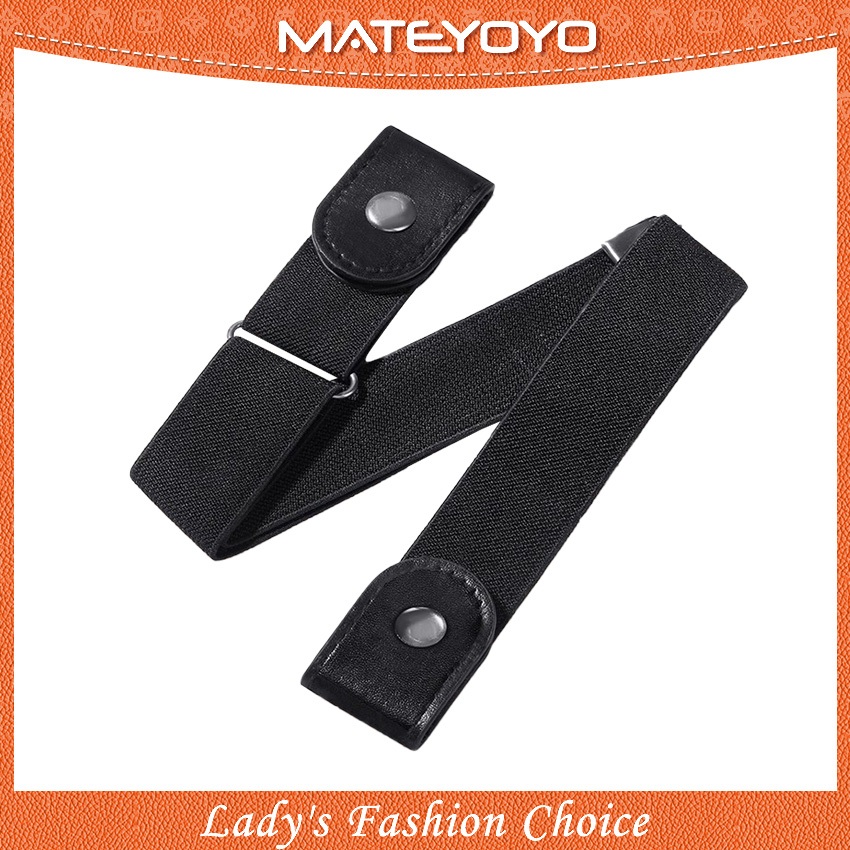 MATEYOYO เข็มขัดแฟชั่นสำหรับผู้หญิงและผู้ชาย สายคล้องที่มองไม่เห็น สวมใส่ง่าย เหมาะกับกางเกงยีนส์