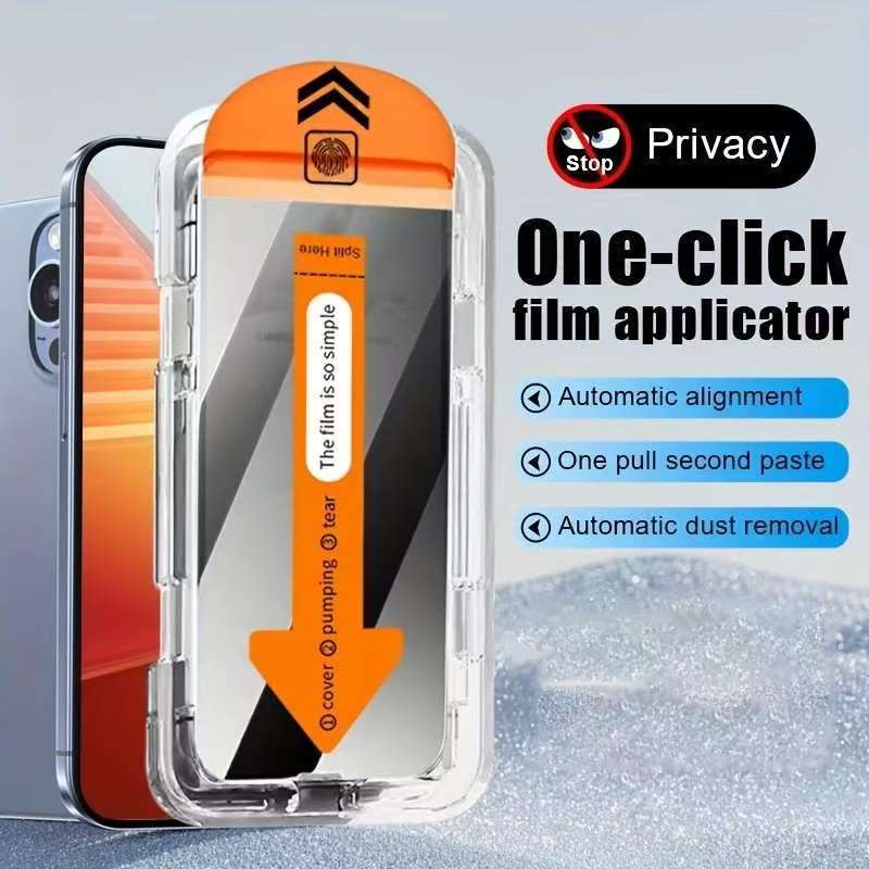 ฟิล์มกันรอยหน้าจอไร้ฝุ่นสําหรับ Samsunng S25 Ultra S24 Ultra S23 S22 อุปกรณ์ติดตั้งฟิล์มใสความเป็นส่วนตัวใช้งานง่าย - รูปที่ 2