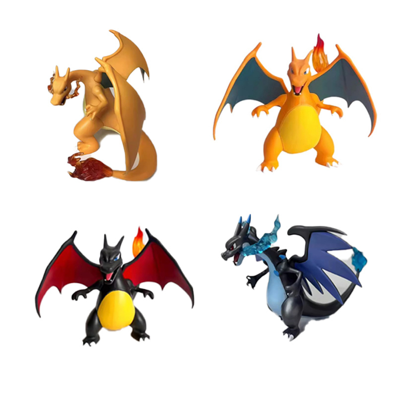 อะนิเมะ Gk ตัวเลข Charizard Fire ไดโนเสาร์ Action Figure Pvc รูปปั้นเดสก์ท็อปตกแต่งตุ๊กตาเด็กของเล่นของขวัญ