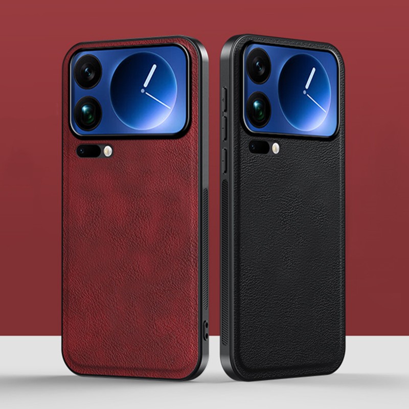 Retro หนังกันกระแทกสําหรับ Xiaomi 17 Pro Max Mi 17 Mi17 Pro ธุรกิจกล้องป้องกัน Ultra Thin ฝาหลัง