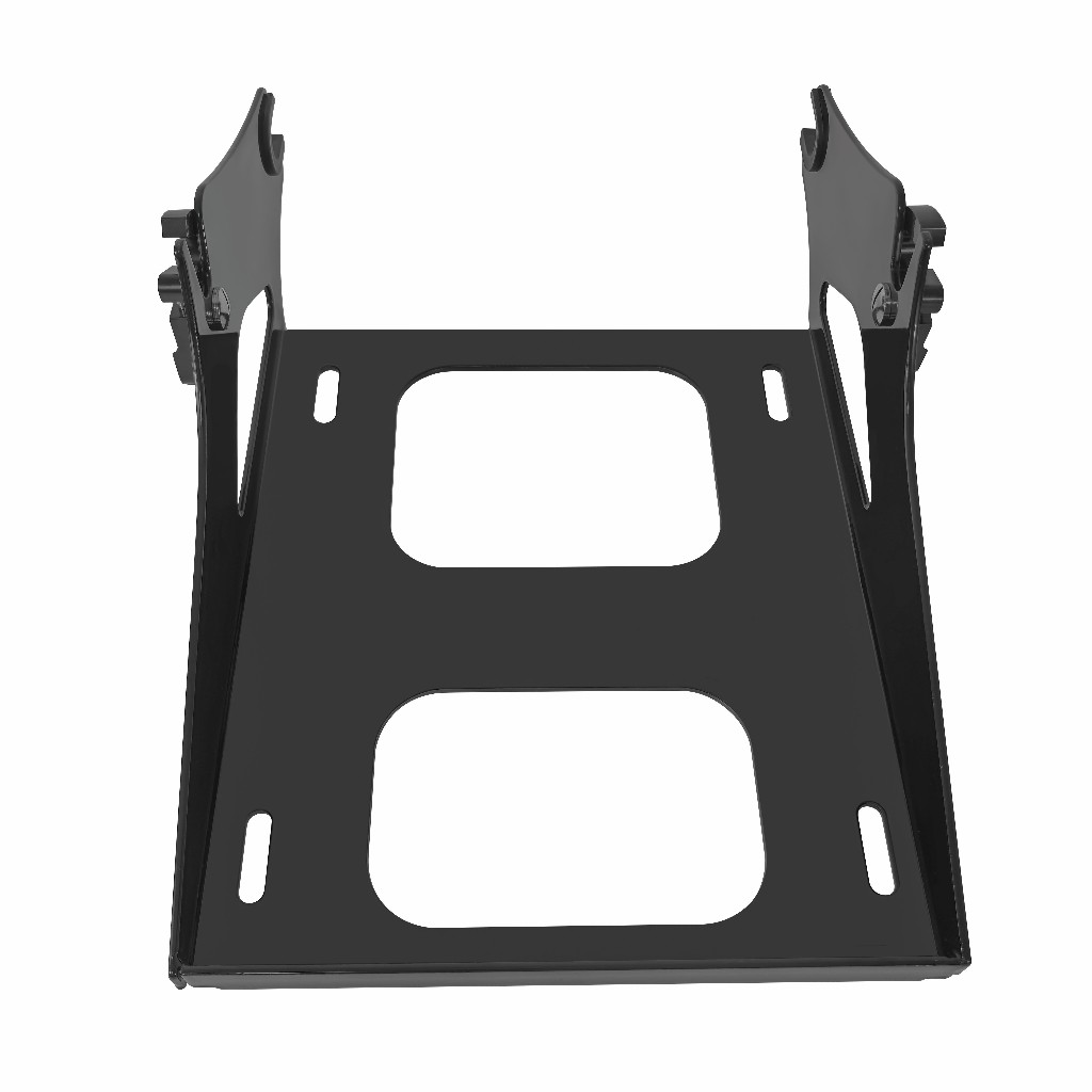 Chrome ชั้นวางสัมภาระด้านหลังสําหรับ 09-25 Harley Davidson Touring Road King Street Glide Ultra Electra glide ที่ถอดออกได้ Two-up Tour Pak pack ติดตั้งกระเป๋าเดินทาง Rack - รูปที่ 3