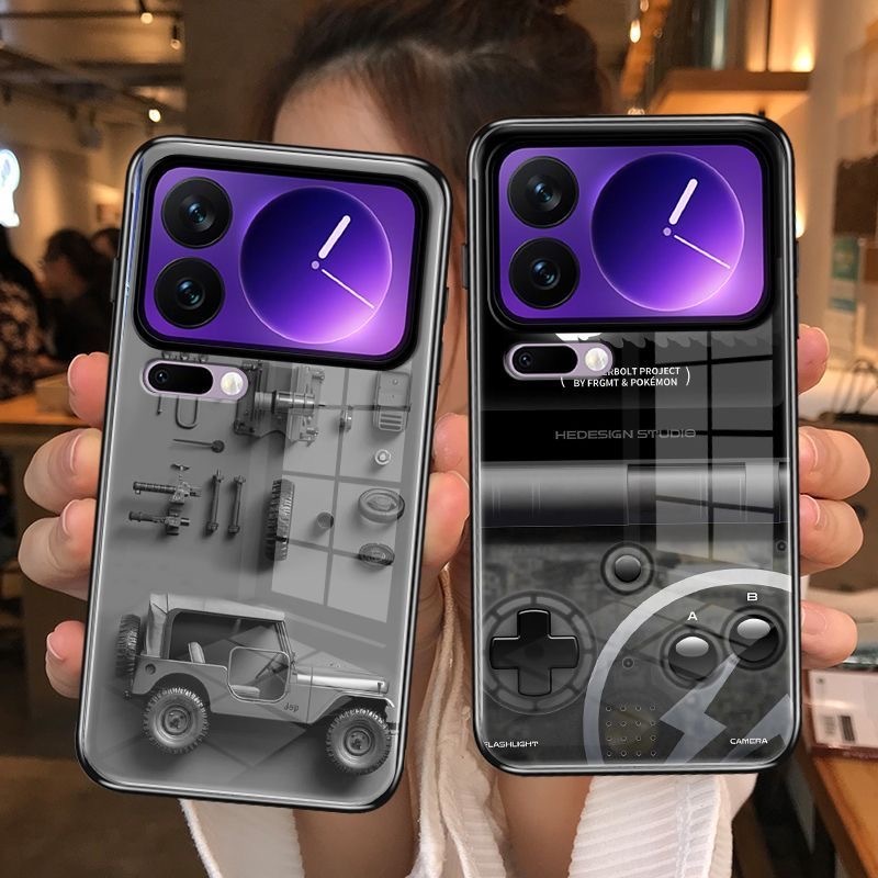 สําหรับ Xiaomi Mi 17 Pro Max กรณี Mi17 Pro กระจกนิรภัยปกหลังสําหรับ Xiaomi Mi 17Pro Max แก้วกรณี Mi1