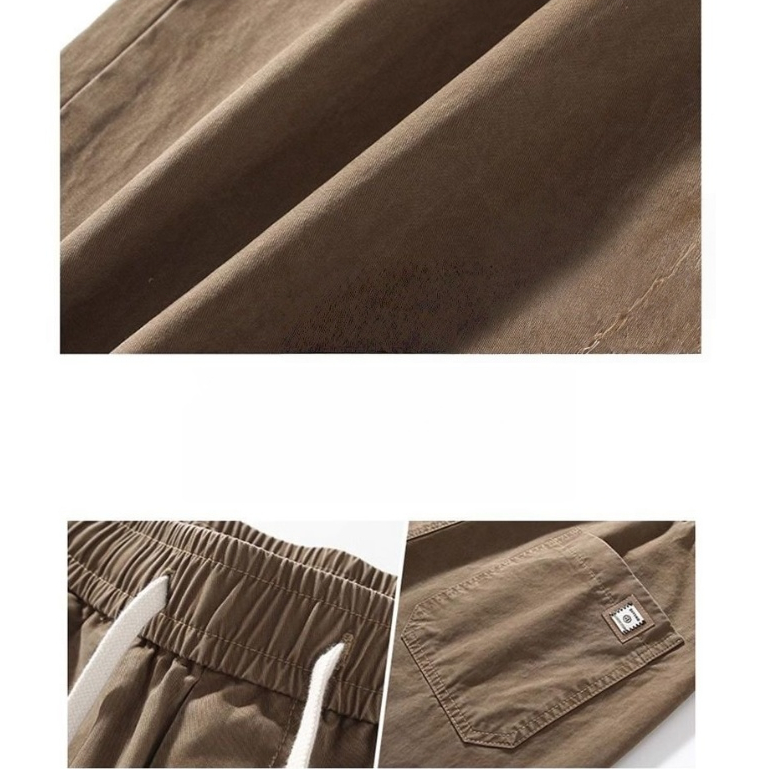 ✧เทรนด์เกาหลี!✧ กางเกงลำลองผู้ชาย เรียบง่ายเวอร์ชั่นดี ✦กระเป๋าข้าง 2 ช่อง+เวอร์ชั่นที่ดี✦ ทรงหลวม - รูปที่ 4