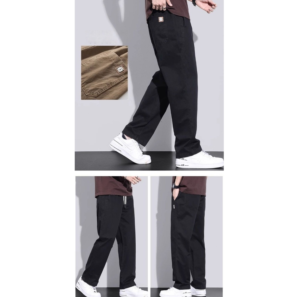 ✧เทรนด์เกาหลี!✧ กางเกงลำลองผู้ชาย เรียบง่ายเวอร์ชั่นดี ✦กระเป๋าข้าง 2 ช่อง+เวอร์ชั่นที่ดี✦ ทรงหลวม - รูปที่ 6