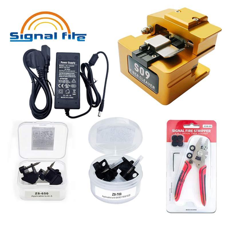 Signal Fire ชุดอุปกรณ์เสริม คีมปอกสายไฟเบอร์ อิเล็กโทรดรุ่น AI-6/AI-8/AI-9 พร้อมเครื่องตัดสายและเครื่องชาร์จแท้
