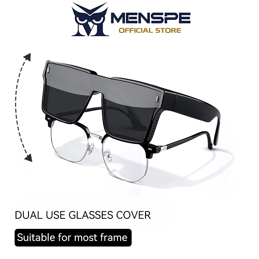 MENSPE กรอบแว่นขนาดใหญ่ ลดแสงUV สไตล์แฟชั่น เหมาะสำหรับฤดูร้อน