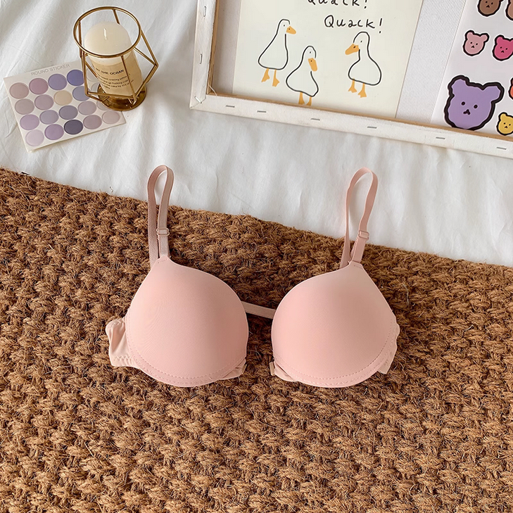 Sweetie เสื้อชั้นในแบบดันทรง ตะขอหน้า ไม่มีโครง วีลึก เสื้อท่อนบนบาง กางเกงท่อนล่างหนา สายเดี่ยว เซ็กซี่ เปิดหลัง - รูปที่ 3