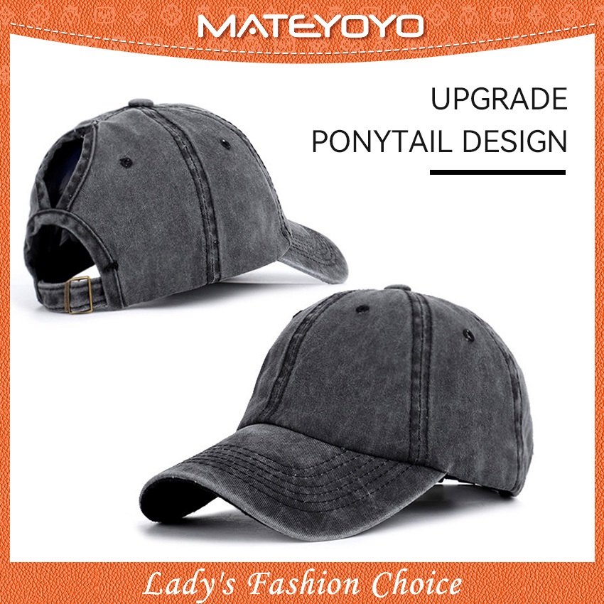 MATEYOYO หมวกเบสบอล Unisex ระบายอากาศได้ เหมาะสำหรับสวมใส่ในตอนกลางวันและสไตล์แฟชั่น