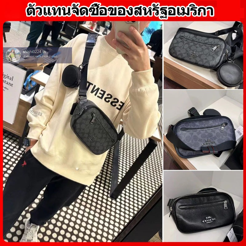 จัดส่งที่รวดเร็ว，💯% CJ506 CJ507 Elias กระเป๋าคาดเอวผู้ชาย，แพ็คหน้าอก，กระเป๋าสะพาย