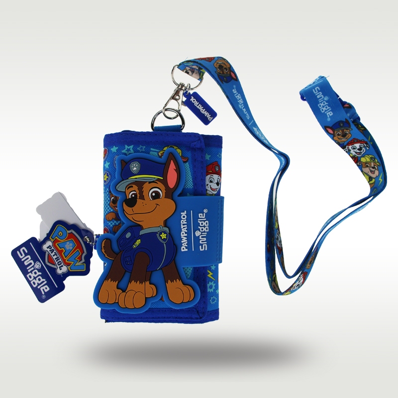 กระเป๋าสตางค์เด็ก Boys Blue Skye กระเป๋า Messenger การ์ตูนสําหรับเด็กเปลี่ยนกระเป๋าเก็บการ์ด 5 นิ้ว