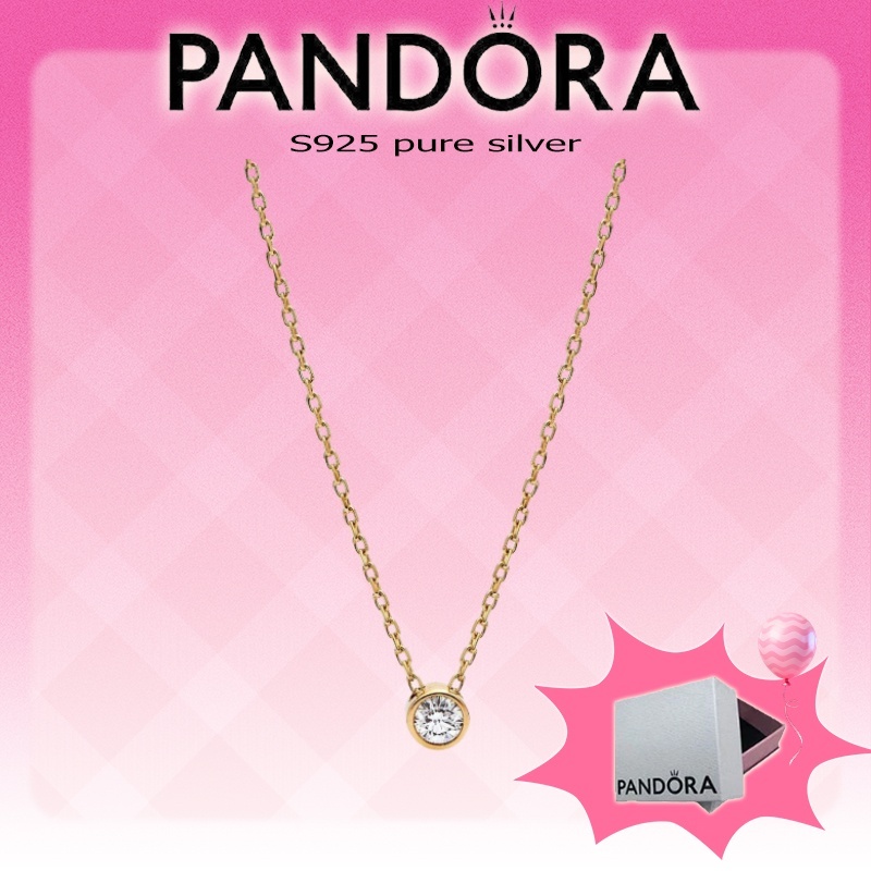 สร้อยคอมุกขอบเพชรปฎิบัติการ Pandora Era จากเงินสเตอร์ลิง 925%