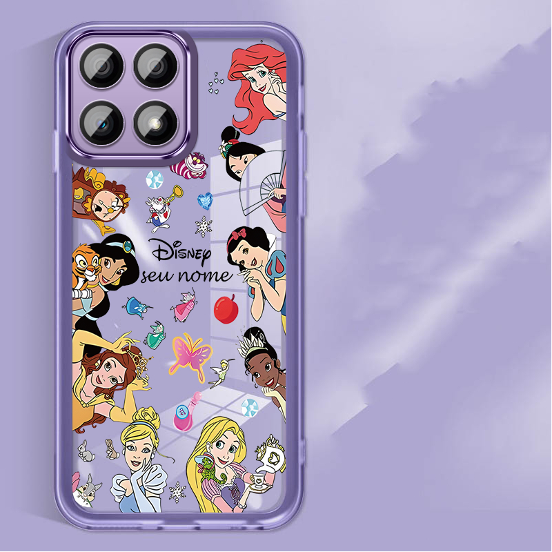 Honor X7d 5G 400 สมาร์ท 5G X7D Disney Princess ชื่อที่กําหนดเองแฟชั่นคริสตัล Candy Case