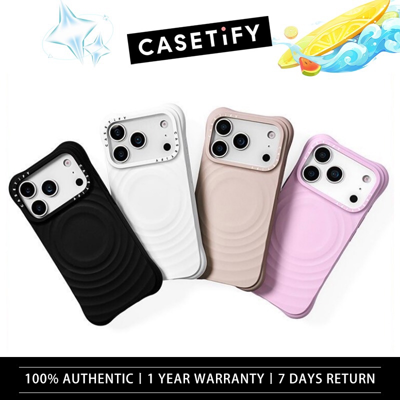 Ripple CaseCASETiFY Ripple Case เคสซิลิโคนเหลวสําหรับ iPhone 17/ 16/ 15/ 14/ 13 Pro MAX/ 17/ 16/ 15/