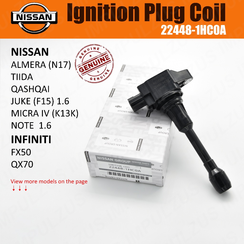 ORI IGNITION PLUG COIL 22448-1HC0A Nissan ALMERA N17 22448-1KC0A X-trail T32 Serena C26 Sylphy B17