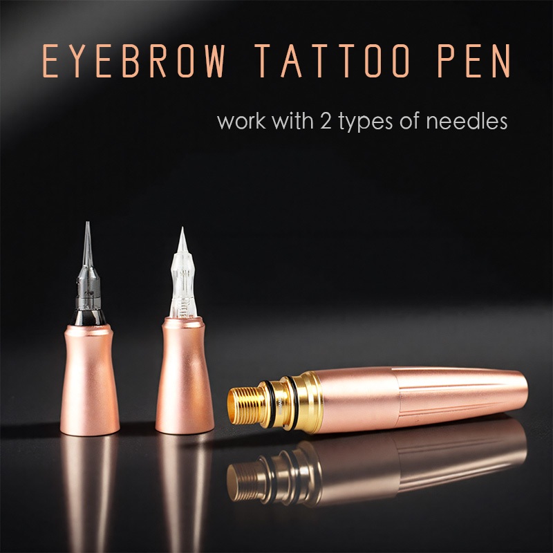 ปากกาสักถาวร PMU แบบโรตารี่ สําหรับแต่งหน้า เครื่องสักคิ้ว