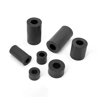 ยาง ABS ไนลอนพลาสติก Non-Threaded Spacer - Universal Round Hollow Standoff, ล้อ Bushing & เครื่องซักผ้า