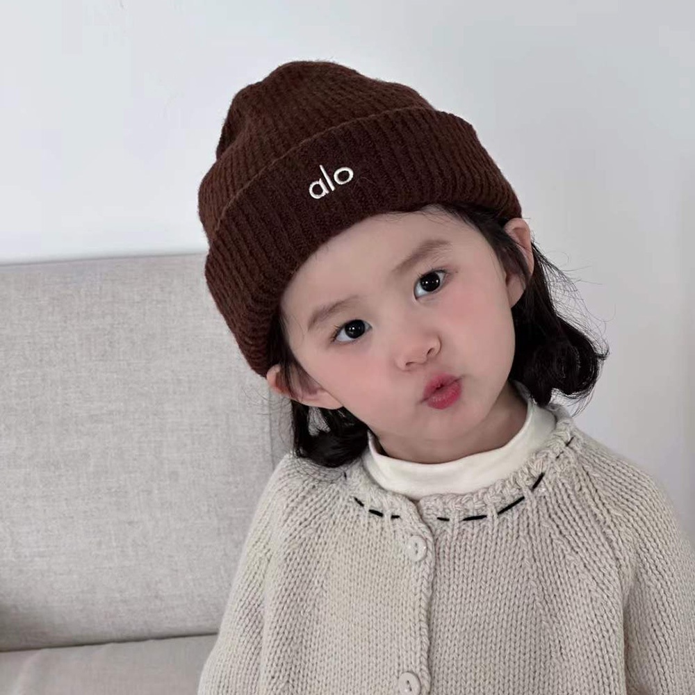 หมวกเด็กฤดูหนาว ออกแบบลายตัวอักษร สวมใส่อบอุ่น เหมาะสำหรับทารก 3-10 ปี